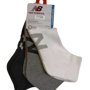 NEW BALANCE ACTIVE CUSHION SOCKS 6PK